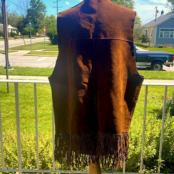 70’s suede shingaling vest# - Picture 4 of 7